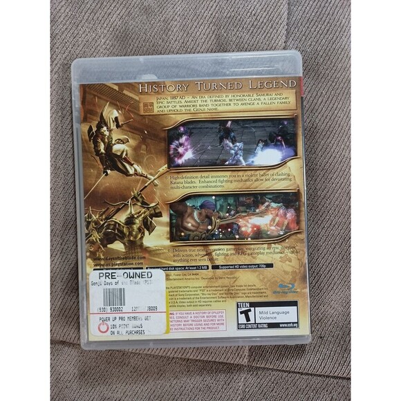 Genji: Days of the Blade (Sony PlayStation 3, 2006) PS3 Complete w/Manual CIB - Picture 2 of 6